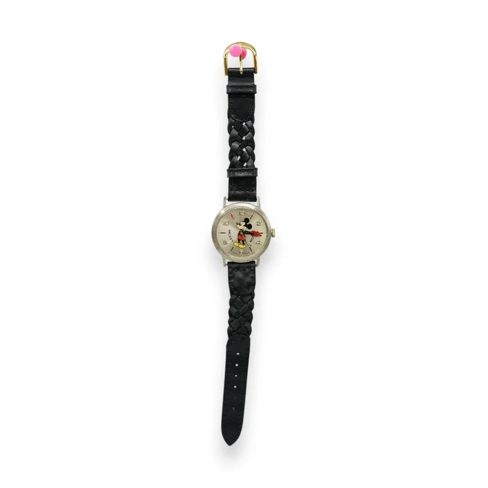 Disney Bradley‎ Mickey Mouse Commerative Series 50 Years Wind Up Watch